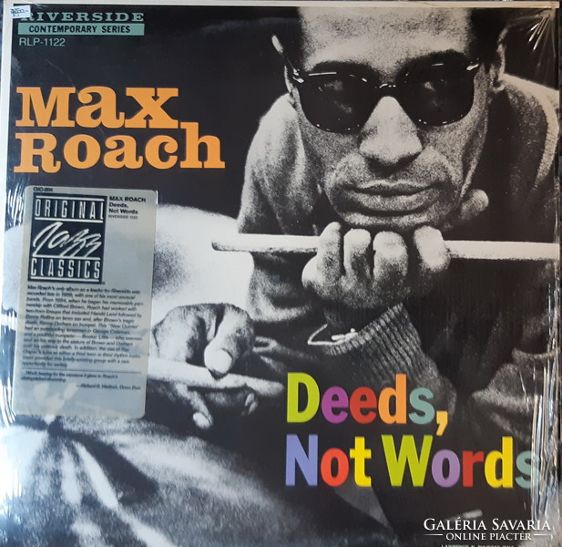 Max roach: deeds, not words - jazz lp vinyl record vinyl