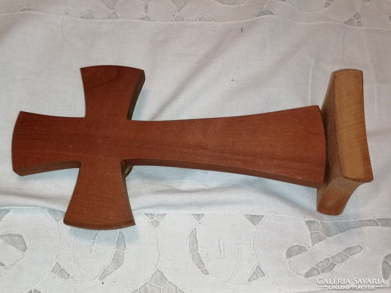 Wooden corpus, cross for home altar