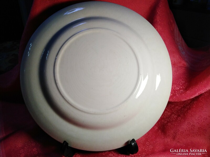 Antique onion pattern porcelain large flat plate