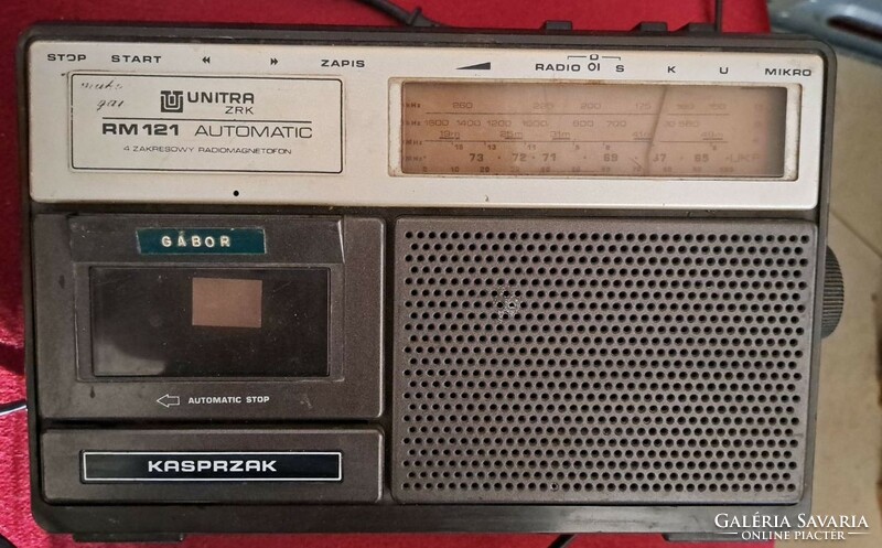 Unitra Kaspazak radio tape recorder for parts for renovation.