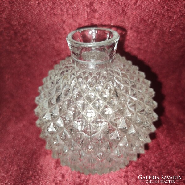 Glass vase with cam, sphere vase