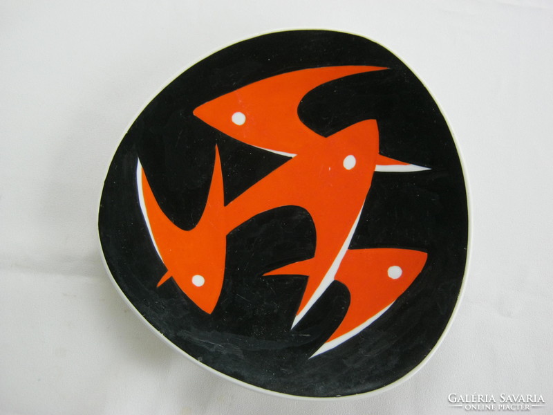 Zsolnay porcelain art deco fish bowl