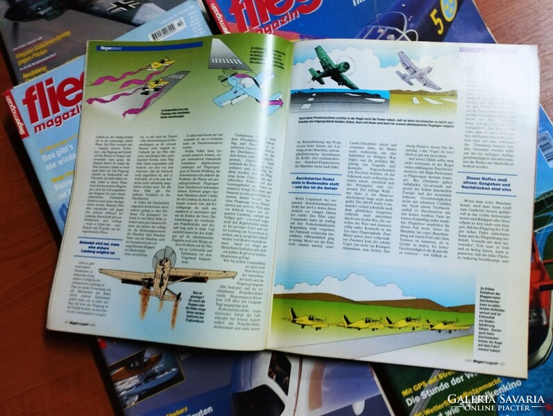Német repülő magazinok aero repülés 32 db