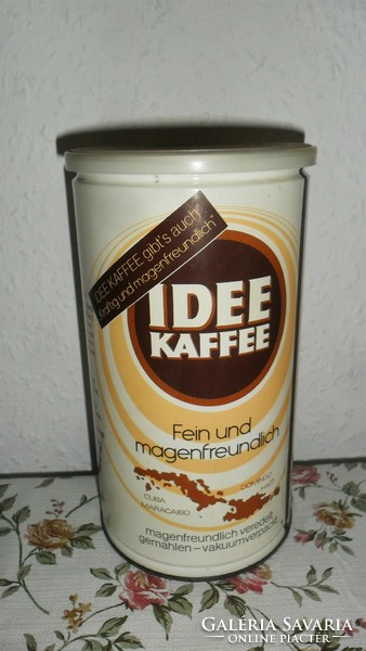 Tisztára mosott! Retro Idee Kaffee plé kávésdoboz. 18 X 10 cm.