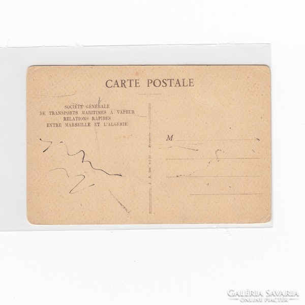 J:01 postcard made of a ship postmark 