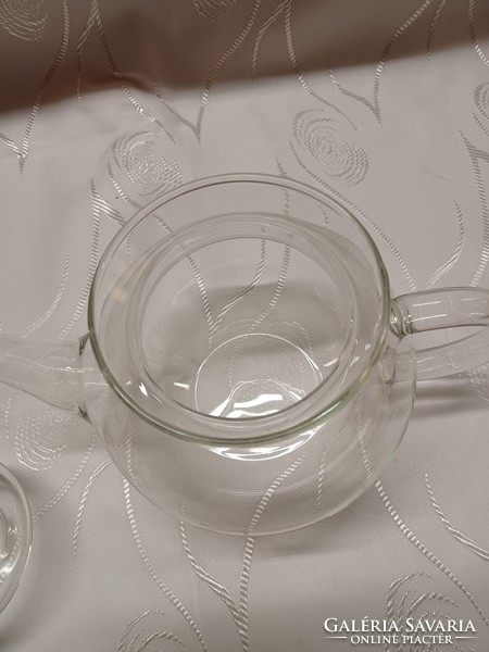 Pickwick glass teapot