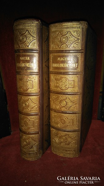 BEÖTHY ZSOLT A MAGYAR IRODALOM TÖRTÉNETE I-II 1899-1900  második kiadás-szép!!