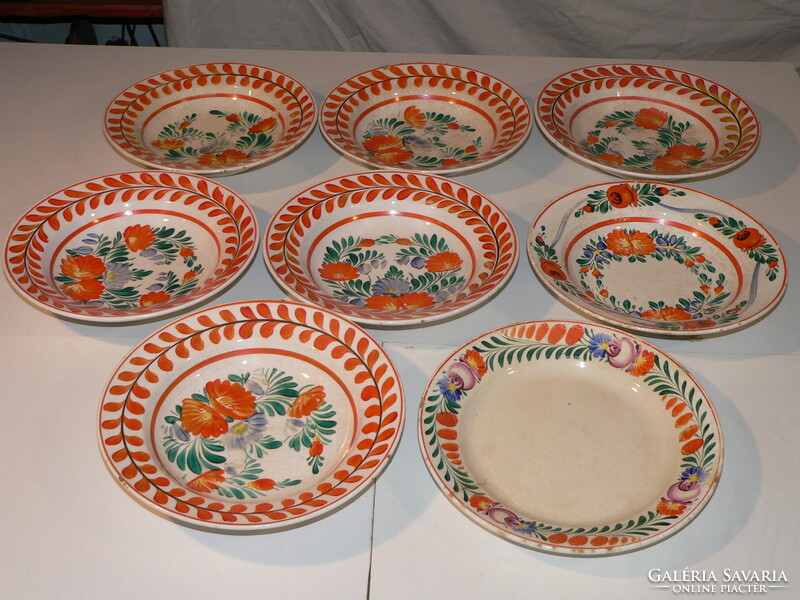 Hollóháza porcelán tányérok 8 db egyben olcsón eladó