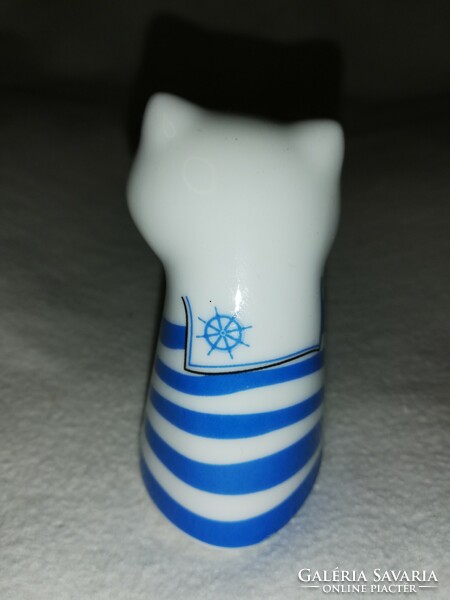 Art Deko porcelán macskosz sószóró