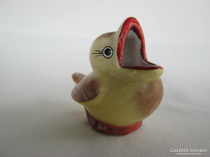 Bodrogkeresztúr ceramic hungry little bird