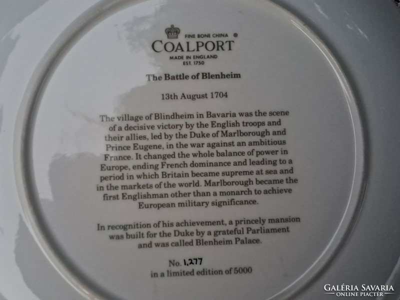 Coalport fine bone china made in England collector's English bone china decorative plates 27 cm napoleon