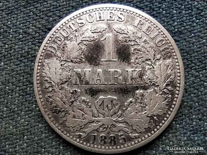 Németország Második Birodalom I. Vilmos (1871-1888) .900 ezüst 1 Márka 1885 A (id72935)