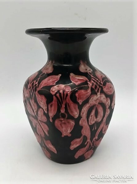 Fejes sándor hmv ceramic vase, 1940s, 16.5 cm high