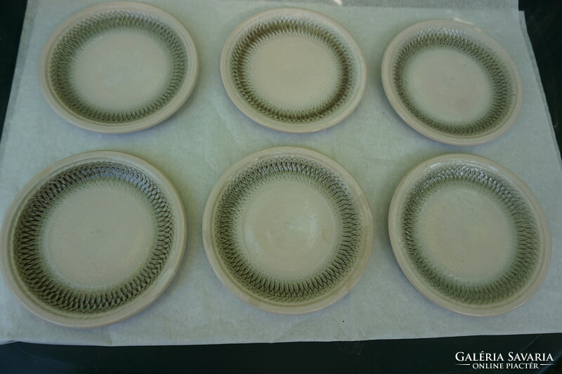 Set of Segesvár porcelain cookie plates for sale in mint condition.