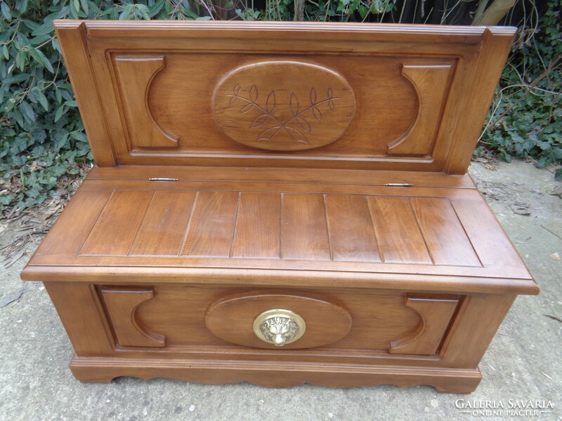 Bench with storage box