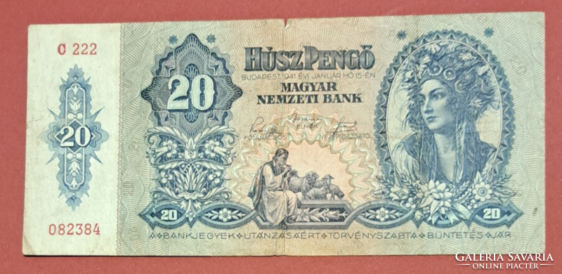 20 PENGŐ  - 1941 (48)