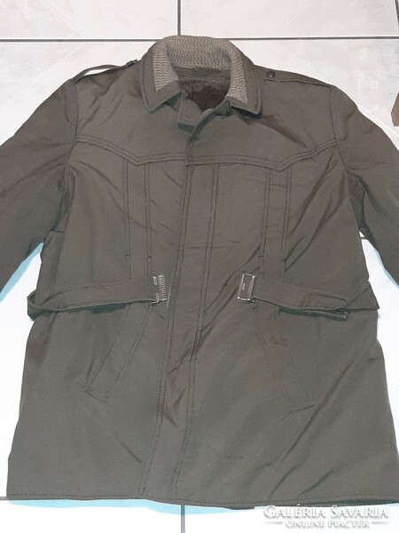 Tiszti Katonai  téliesített bélelt kabát a 80 as évekből