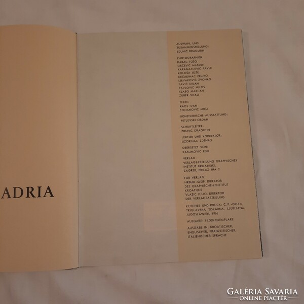 Raos iva: sonnegg adria German language guidebook photographed by dabac toso 1966