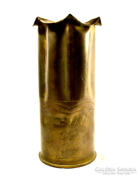 1942 Russian front cannon gun sleeve front work with engraved and treble decoration