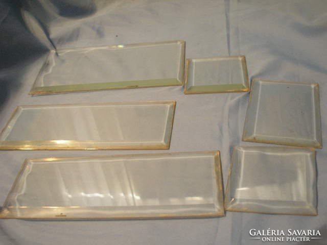 UT Antik csiszolt szélű üveglapok több méret  5 mm ,urna,kocsilámpa ,bútor restaurátoroknak