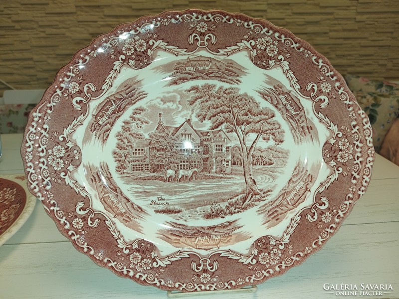 English porcelain serving bowl