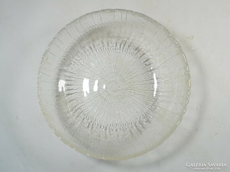 Retro régi üveg hamutál hamus hamutartó tál tálka - kb. 1970.80-as évekből