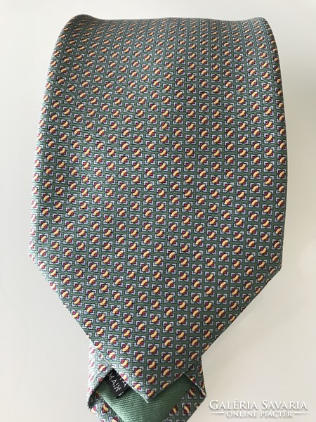 Christian Dior selyem nyakkendő apró, elegáns mintával, új