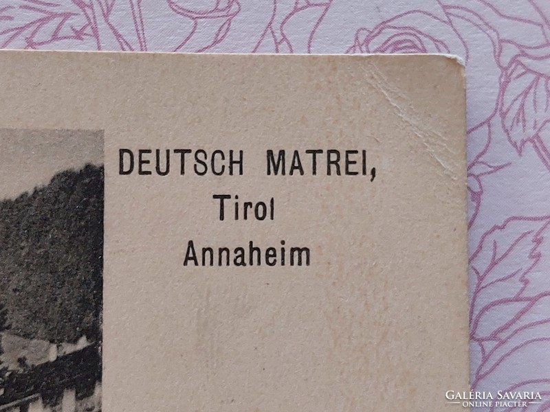 Régi képeslap fotó levelezőlap 1914 Tirol