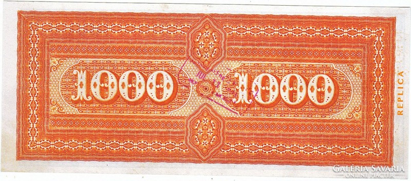USA 1000  dollár 1863 REPLIKA