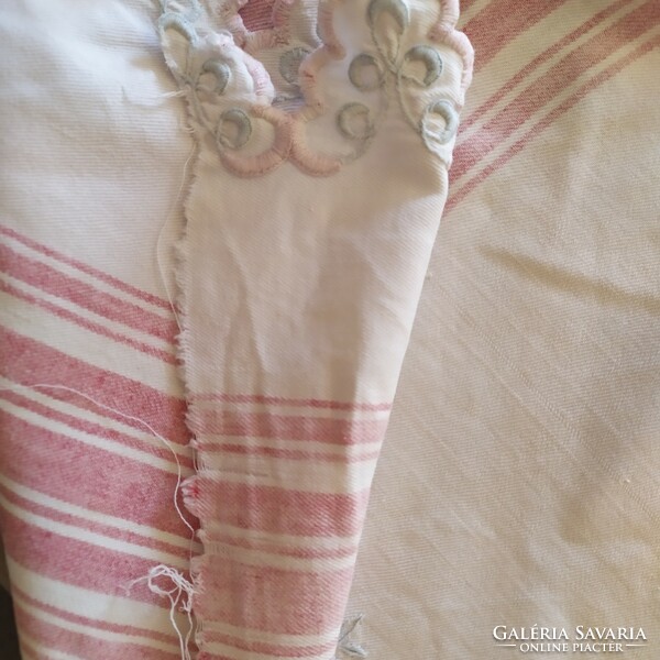 Antique embroidered tablecloth for sale!