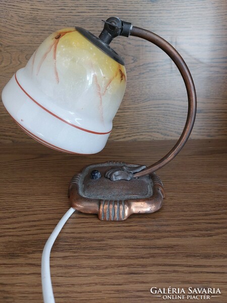 Art deco small wall-table lamp