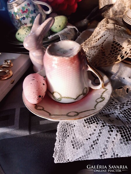 French Bieder porcelain coffee set
