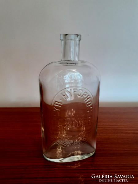 Old vintage pharmacy glass dr. Egger pharmacy bottle pharmacy bottle