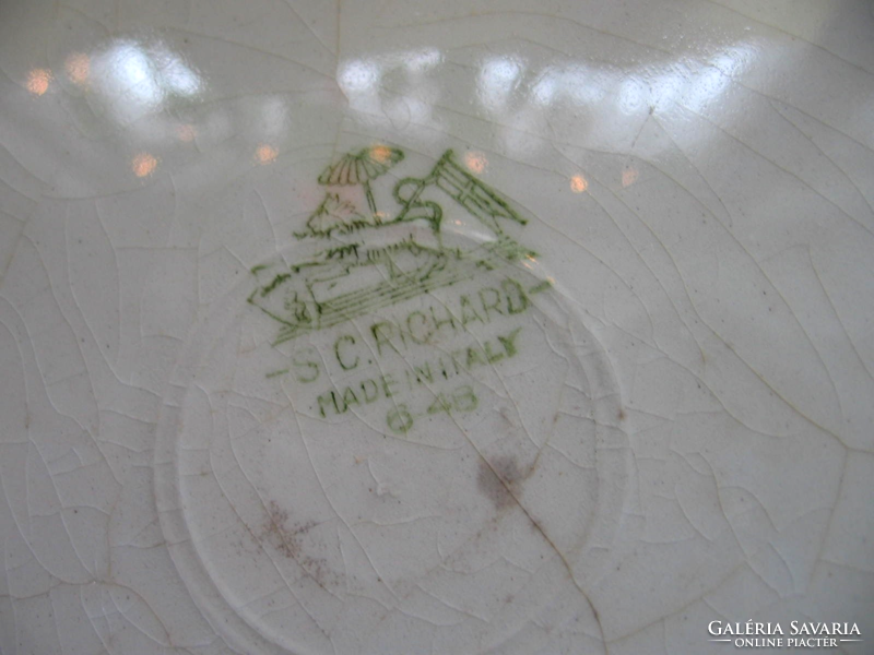 Vintage s.C.Richard rose plate
