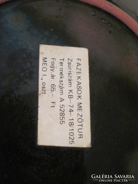 Zsűrizett Mezőtúri kerámia fali tányér falitányér 20,5 cm