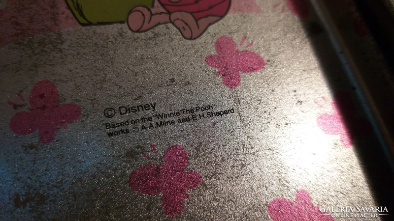 Retro Disney Micimackó Winnie the Pooh fém doboz ceruzatartó