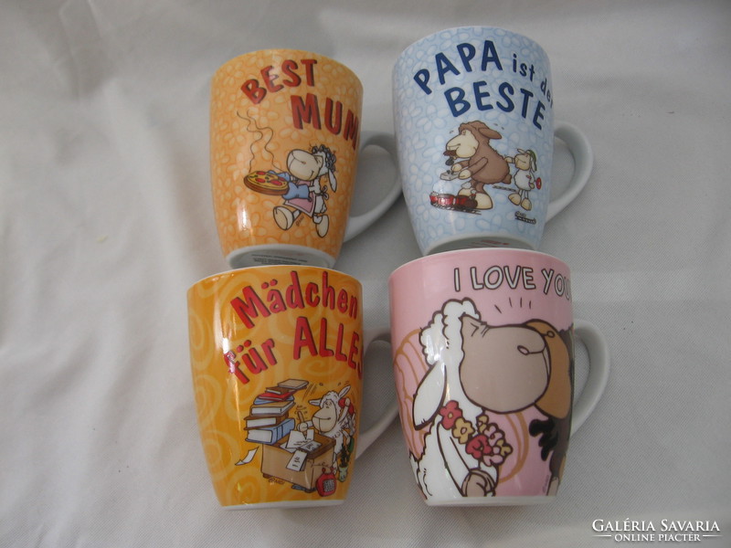 Nici lamb mugs for mom, dad, love, mädchen for Easter too