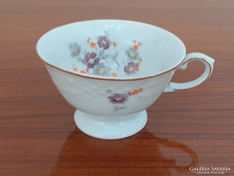 Old floral porcelain cup
