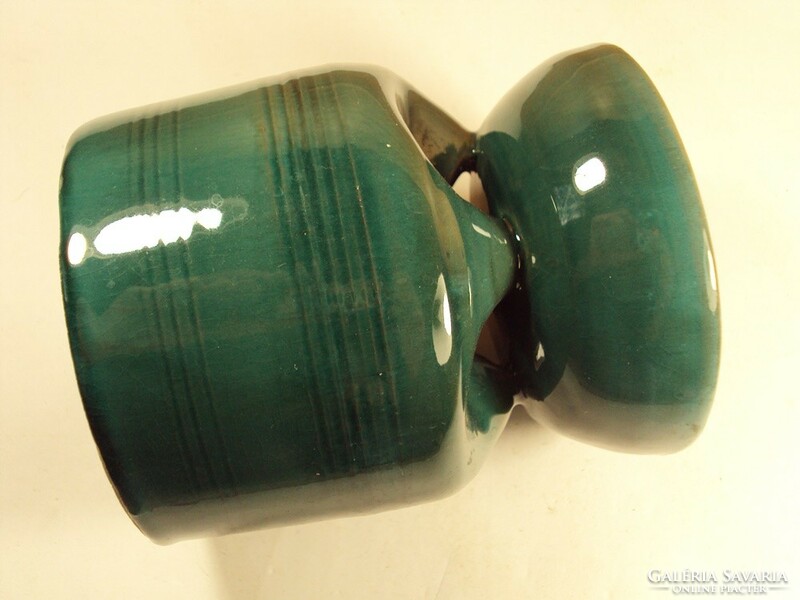 Retro old ceramic candle holder kalman aniko ceramicist