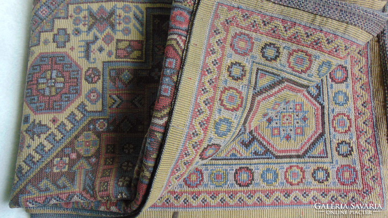 Antique, Caucasian patterned woven wall protector or bed protector 187 x 138 cm