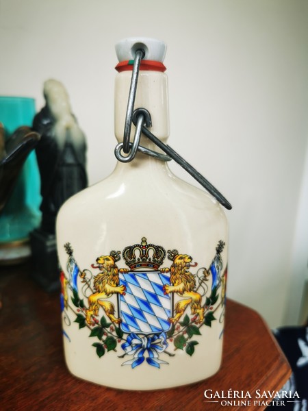 German porcelain flask