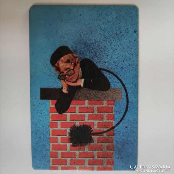 Kéményseprő  kártyanaptár 1983