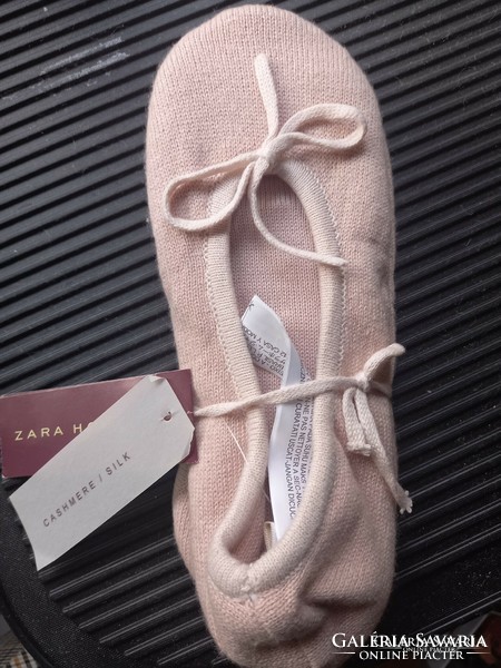 Zara home cashmere/silk women's slippers (37/38)