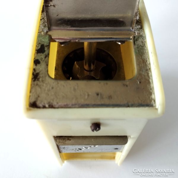 Old vinyl coffee grinder