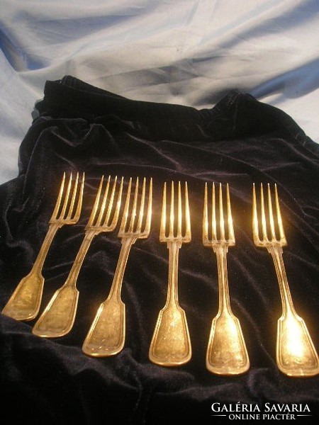 N26 severe heavy long antique apakka thickest silver plated 90 micron set rarity monogram