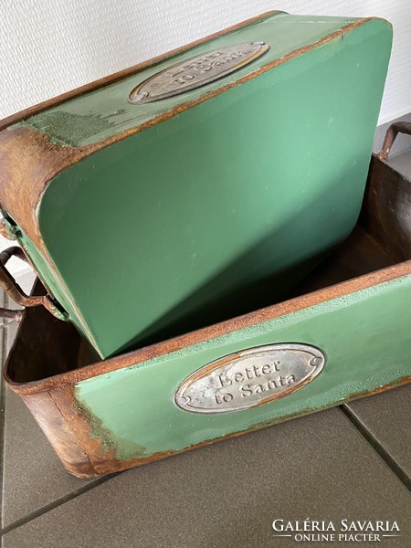 Vintage-Loft dobozok, tárolók, ládák - rozsdás hatás