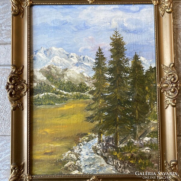 Blondel framed painting