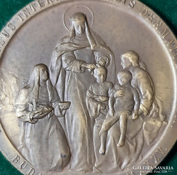 Vastagh year: Saint Margaret, Buda Royal Castle, bronze medal 1935.