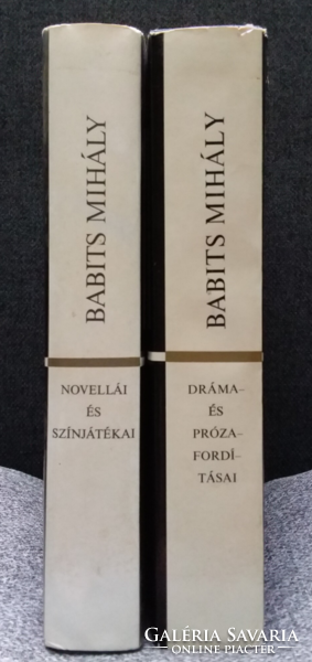 Mihály Babits's works, two volumes