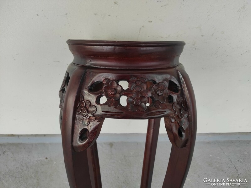 Antique Chinese furniture high table marble flat kaspo vase holder stand 744 6900
